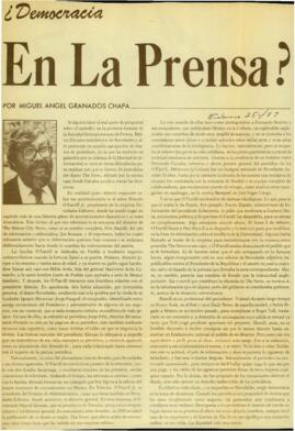 
¿Democracia en la prensa?.


