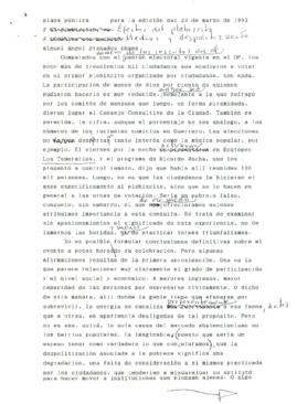 
Efectos del plebiscito, medios y despolitización.


