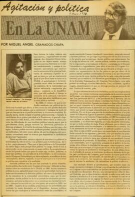 
Agitación y política en la UNAM.


