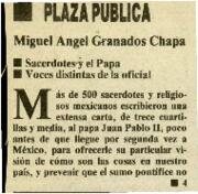 
Sacerdotes y el Papa. Voces distintas de la oficial.


