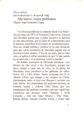 
Año nuevo, viejos problemas.


