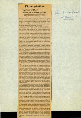 
¿No va el IVA? Tiempo de hacer ajustes.



