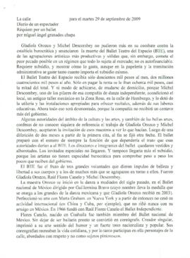 
Réquiem por un ballet.


