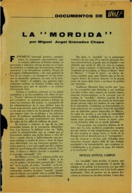 
La Mordida.


