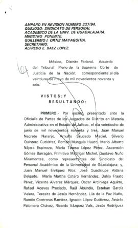 
Amparo en revisión 337/94.


