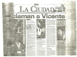 
Vicente Fox : Compromiso con la Justicia, Democracia y Desarrollo en Guanajuato.


