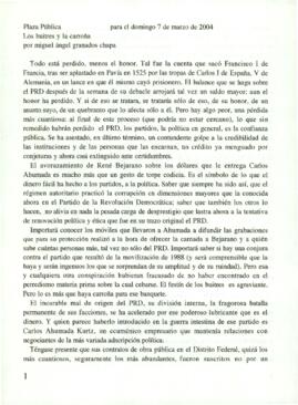 
Los buitres y la carroña.


