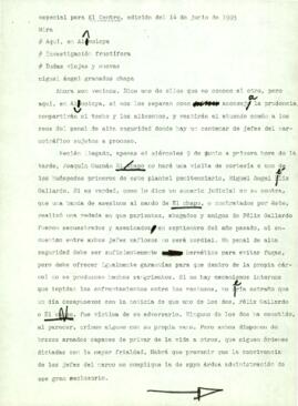 
Especial para El Norte, tenerle miedo solo al miedo 3.


