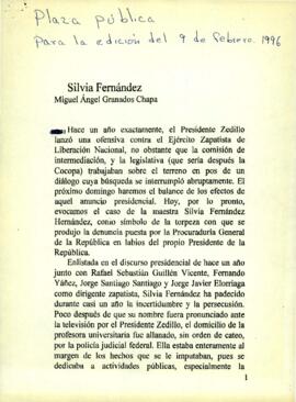 
Silvia Fernández.


