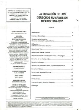 
La situación de los Derechos Humanos en México 1996-1997.


