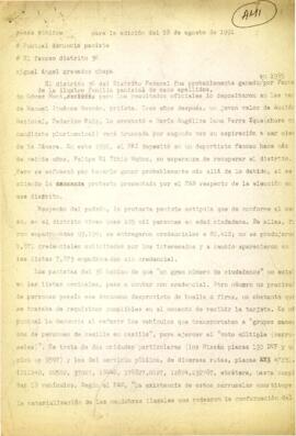 
Puntual denuncia panista El famoso distrito 36.


