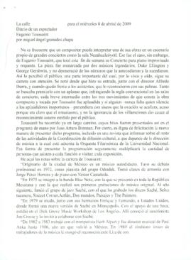 
Eugenio Toussaint.


