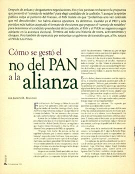 
Cómo se gestó el no del PAN a la alianza.


