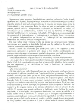 
Hidalgo político.


