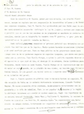 
Juan N. Guerra.
El destino de Al Capone.


