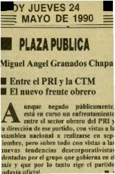 
Entre el PRI y la CTM. El nuevo frente obrero.


