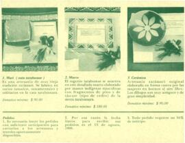 
Catalogo de artesanias.


