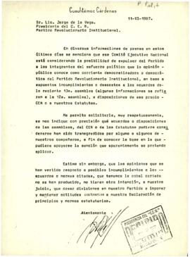 
Enjuiciamiento Constitucional de : Miguel de la Mdrid Hurtado.


