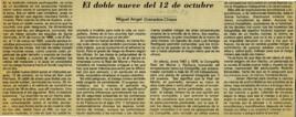 
El doble nueve del 12 de octubre.
Sin título.
Lider petrolero, candidato a la alcaldía.


