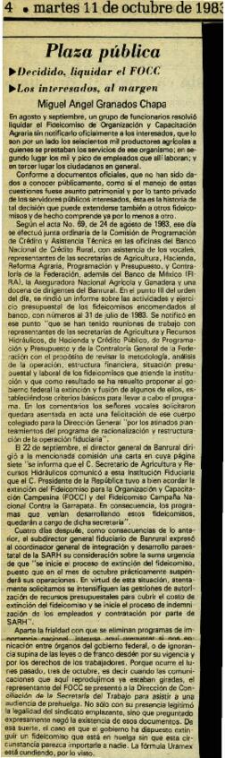 
Decidido, liquidar el FOCC.


