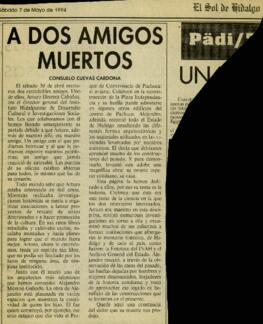 
A dos amigos muertos.


