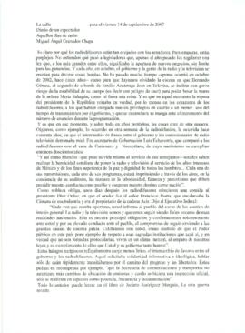 
Aquellos días de radio.


