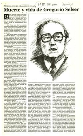 
Muerte y vida de Gregorio Selser.


