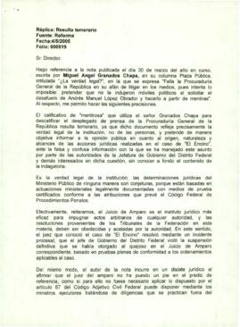 
Resulta temerario.


