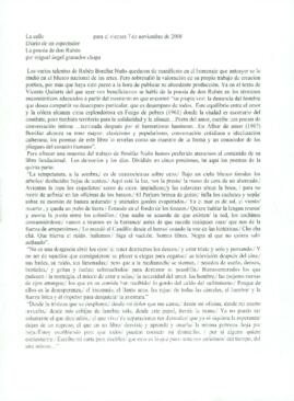 
La poesía de don Rubén.


