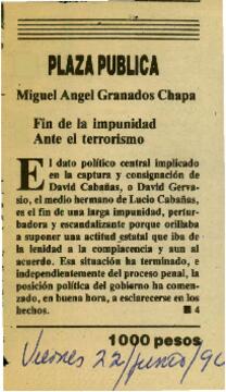 
Fin de la impunidad. Ante el terrorismo.


