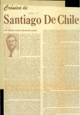 
Crónicas de Santiago De Chile.


