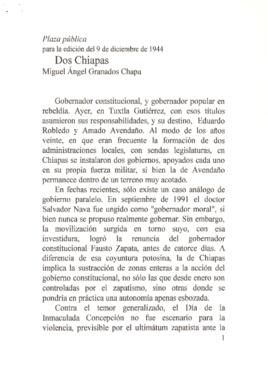 
Dos Chiapas.


