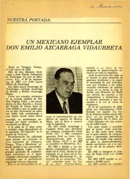 
Un mexicano ejemplar don Emilio Azcarraga Vidaurreta.



