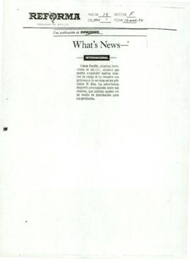 
What´s News.


