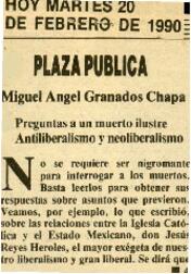 
Preguntas a un muerto ilustre. Antiliberalismo y neoliberalismo.



