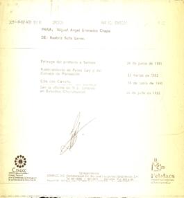 
Carta a Miguel Ángel Granados Chapa.


