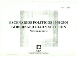 
Escenarios politicos 1998-2000. Gobernabilidad y sucesion.


