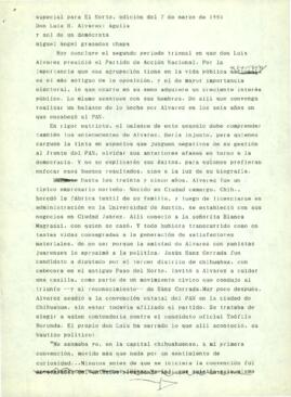 
Don Luis H. Alvarez : águila y sol de un demócrata.


