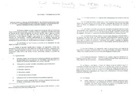 
Agenda, formato y reglas de procedimiento del protocolo de bases para el diálogo y la negociación de un acuerdo de concordia y pacificación con justicia y dignidad entre el Gobierno Federal y el EZLN.


