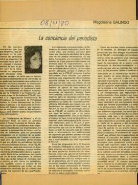 
La conciencia del periodista.


