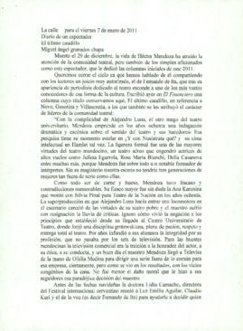 
El último caudillo.


