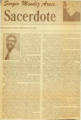 
Sergio Méndez Arceo, sacerdote.


