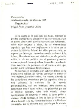 
Urgencias.


