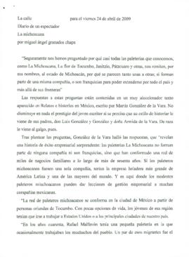
La michoacana.



