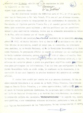 
La imposición en San luis.


