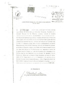 
Comisión Nacional de los Derechos Humanos Folio 10978.


