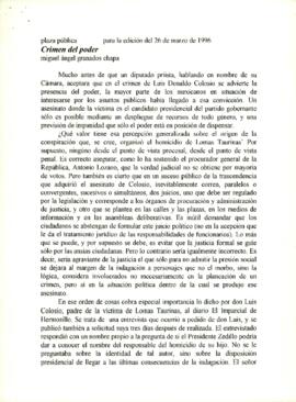 
Crimen del poder.


