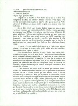 
La cordillera, de Rulfo.


