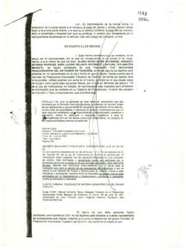 
En cuanto a los hechos.


