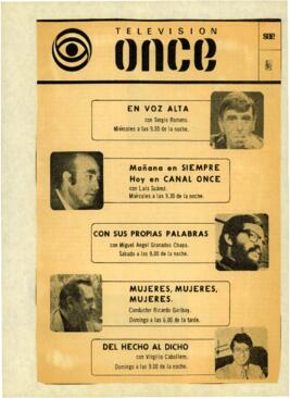 
Programación de canal 11.


